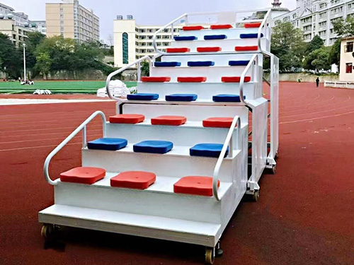 湖北终点移动伸缩折叠裁判台